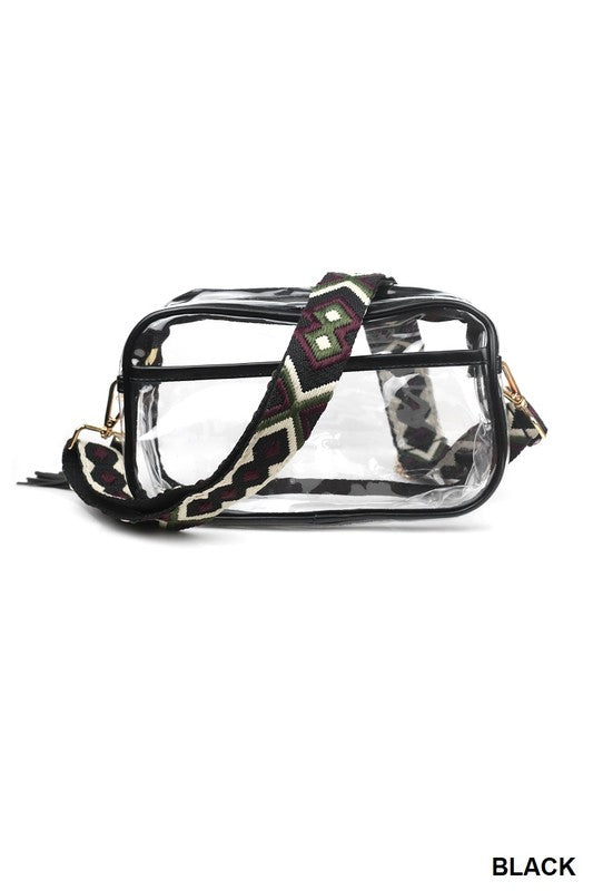 CLEAR COURTNEY STADIUM APPROVED CROSSBODY
