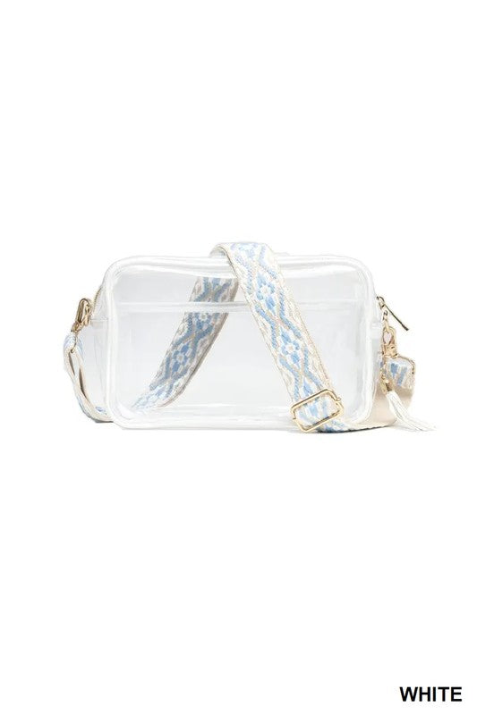 CLEAR COURTNEY STADIUM APPROVED CROSSBODY