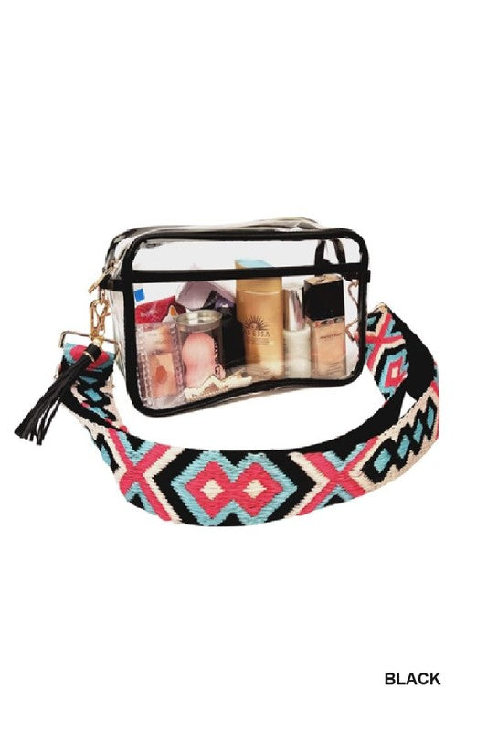 CLEAR COURTNEY STADIUM APPROVED CROSSBODY