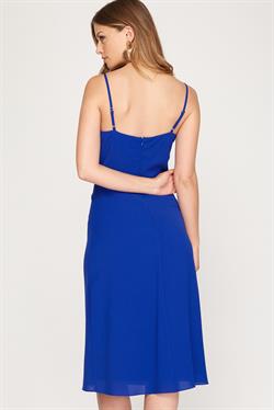 Sleeveless Woven Midi Dress