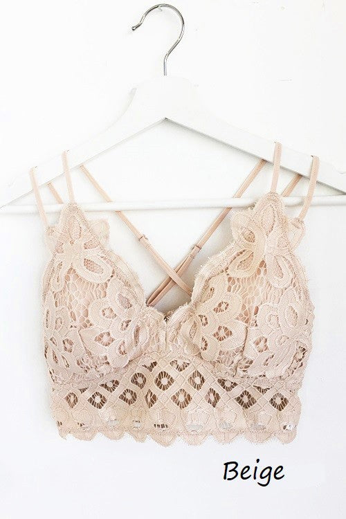 Beautiful Crochet Lace Bralette
