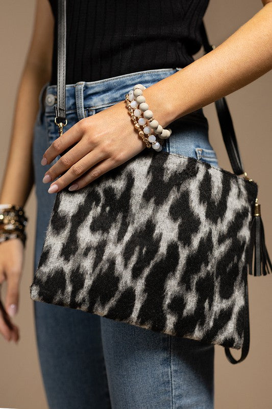 Leopard Print Crossbody Bag