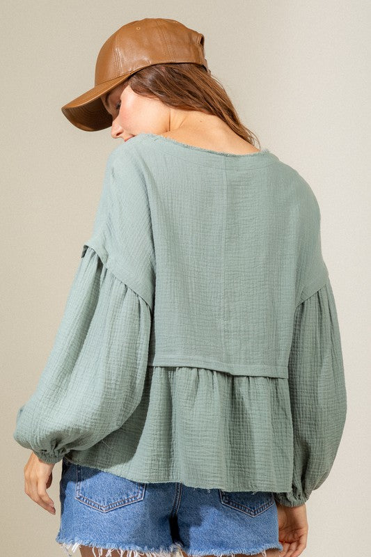 Kendra Baby Doll top