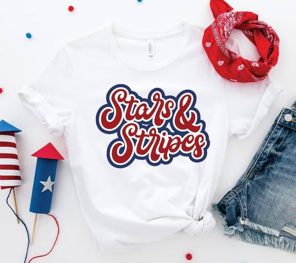 Stars and Stripes Graphic Tee